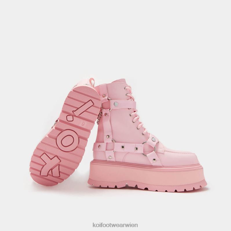 Boot | Koi Footwear Yami Pastell-Plateaustiefel B6R0485 Rosa Frauen