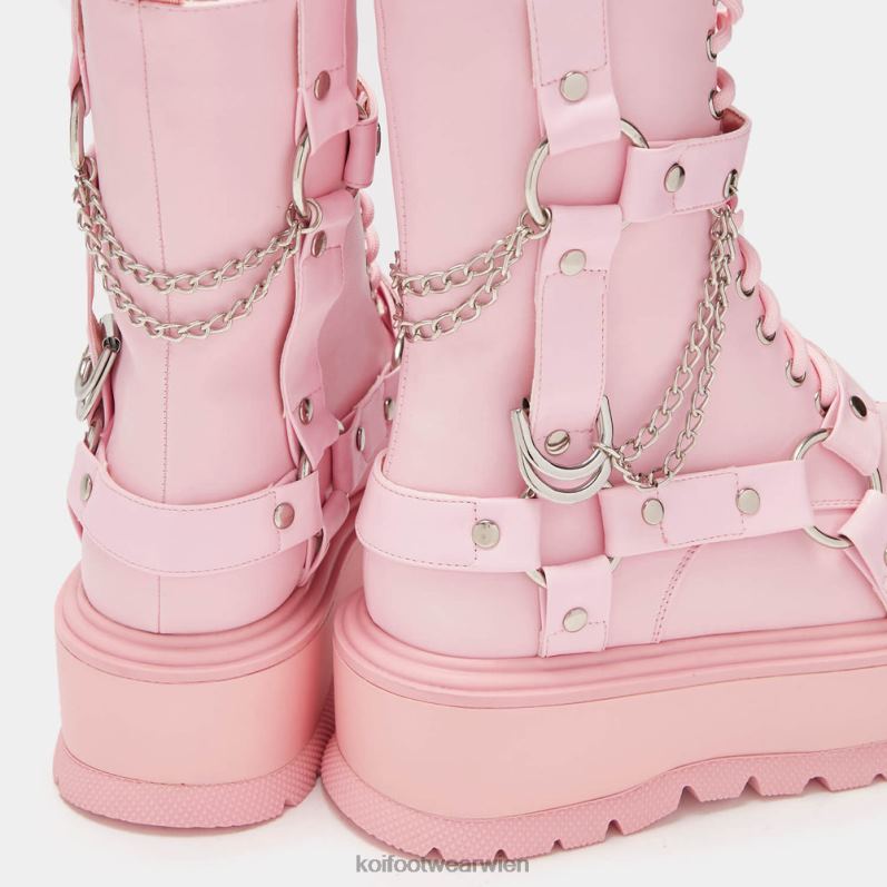 Boot | Koi Footwear Yami Pastell-Plateaustiefel B6R0485 Rosa Frauen