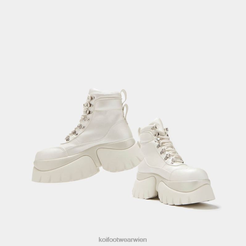 Boot | Koi Footwear klebrige Plateaustiefel B6R0478 Weiß Frauen