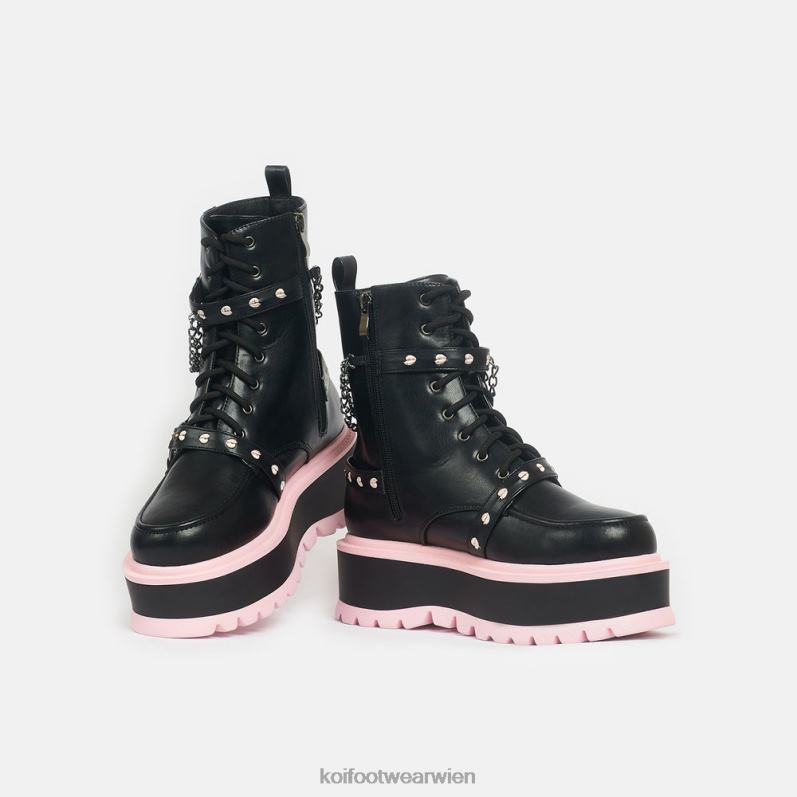 Boot | Koi Footwear wunderschöne Tragödie-Plateaustiefel B6R0486 Schwarz Frauen