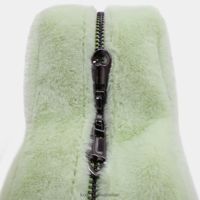 Zubehörteil Koi Footwear Grüne Wolke Herz flattert Kunstpelztasche B6R04169 Grün Frauen