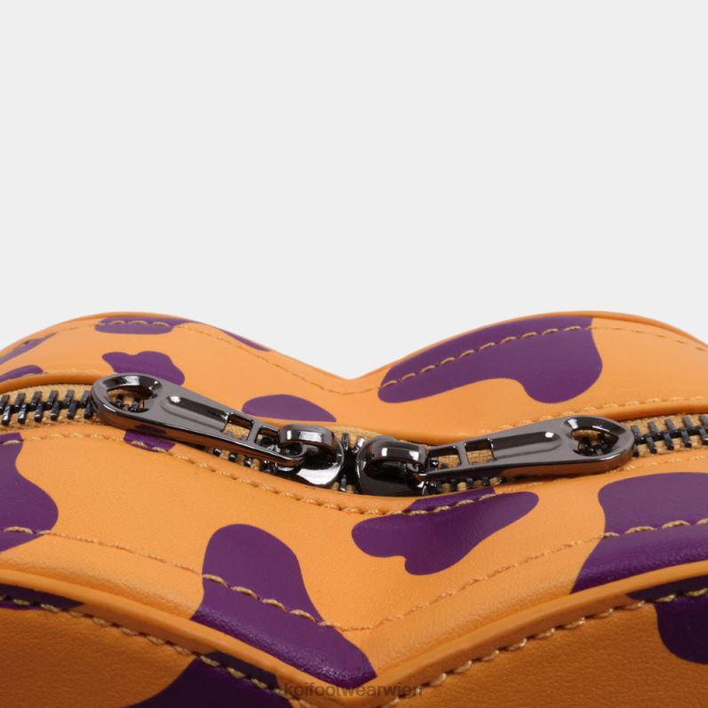 Zubehörteil Koi Footwear Tasche mit coolem Town-Kuh-Print B6R04170 orange Frauen