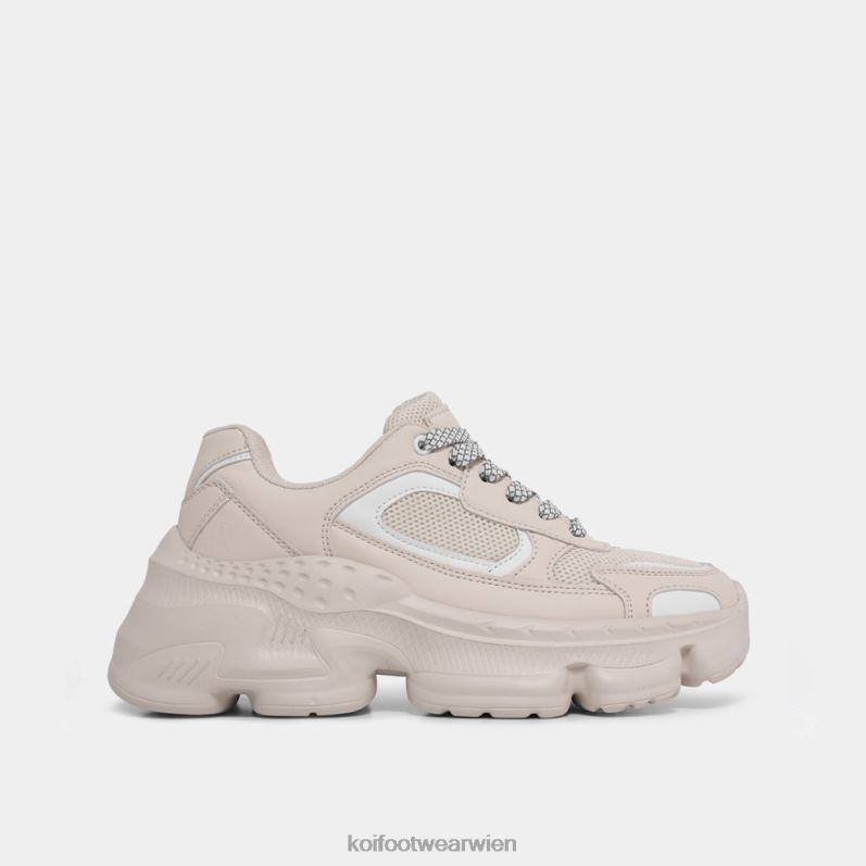 Trainer | Koi Footwear Atomic-Sneaker aus gebleichtem Sand B6R04212 Beige Männer