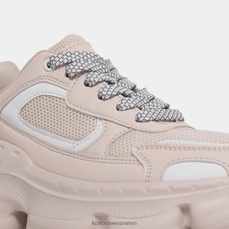 Trainer | Koi Footwear Atomic-Sneaker aus gebleichtem Sand B6R04212 Beige Männer