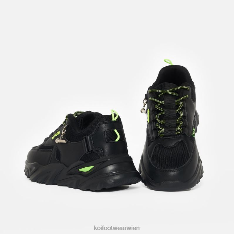 Trainer | Koi Footwear Die Rollers-Mikrofontrainer B6R04208 Schwarz Männer