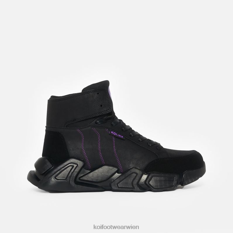 Trainer | Koi Footwear Heiße Stepper-Hi-Top-Turnschuhe B6R04207 Schwarz Männer