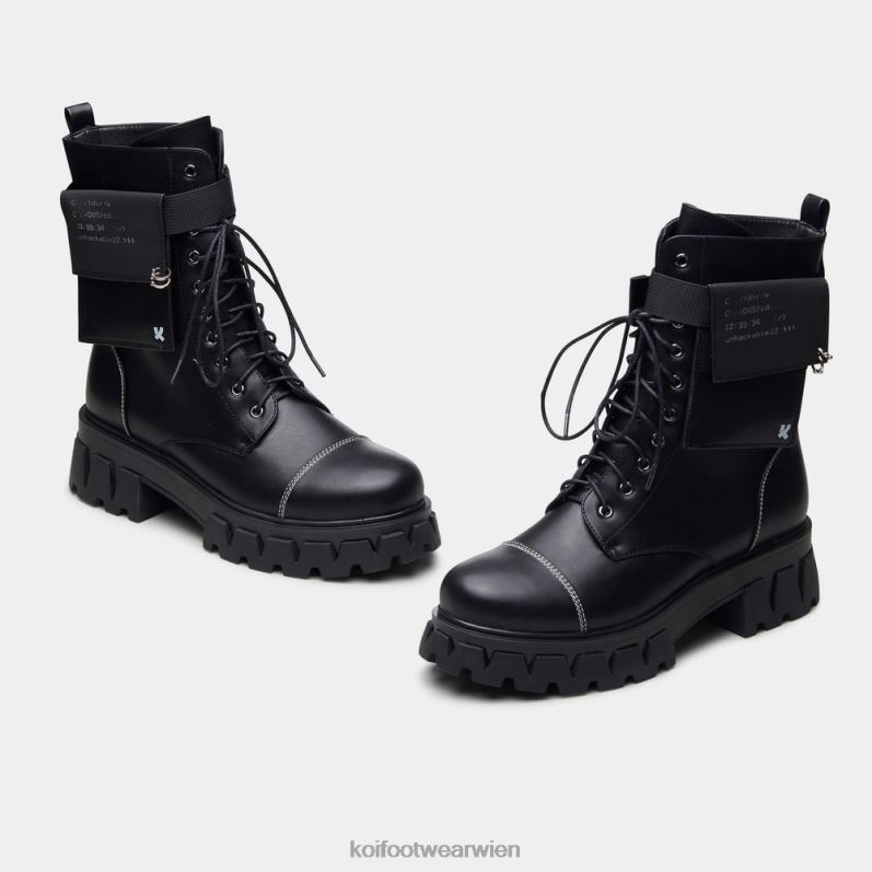 Boot | Koi Footwear Banshee Fallout Cyber-Stiefel B6R04180 Schwarz Männer