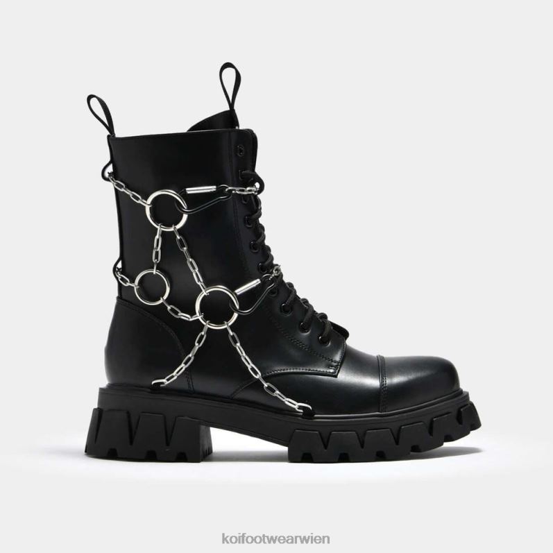 Boot | Koi Footwear Cyrus-Kettenstiefel B6R04182 Schwarz Männer
