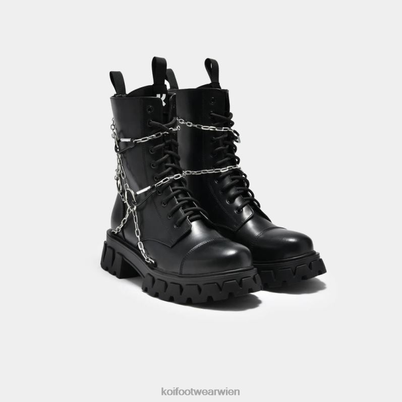 Boot | Koi Footwear Cyrus-Kettenstiefel B6R04182 Schwarz Männer