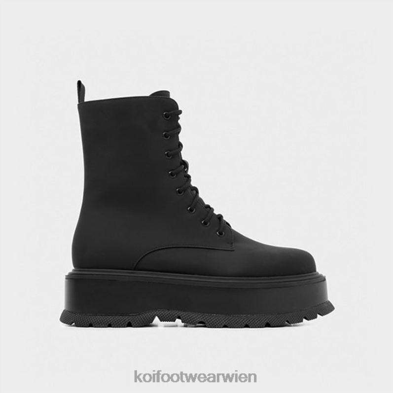 Boot | Koi Footwear Foundry-Plateau-Stiefeletten B6R04192 Schwarz Männer