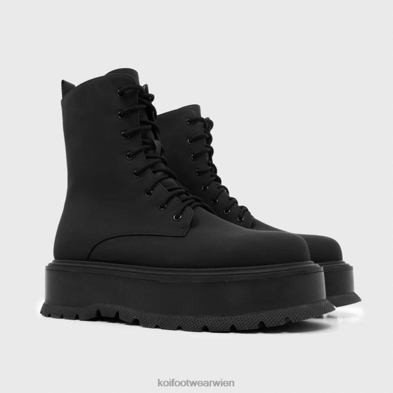 Boot | Koi Footwear Foundry-Plateau-Stiefeletten B6R04192 Schwarz Männer