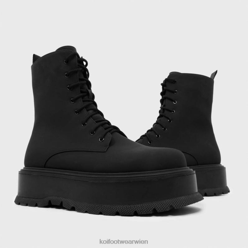 Boot | Koi Footwear Foundry-Plateau-Stiefeletten B6R04192 Schwarz Männer