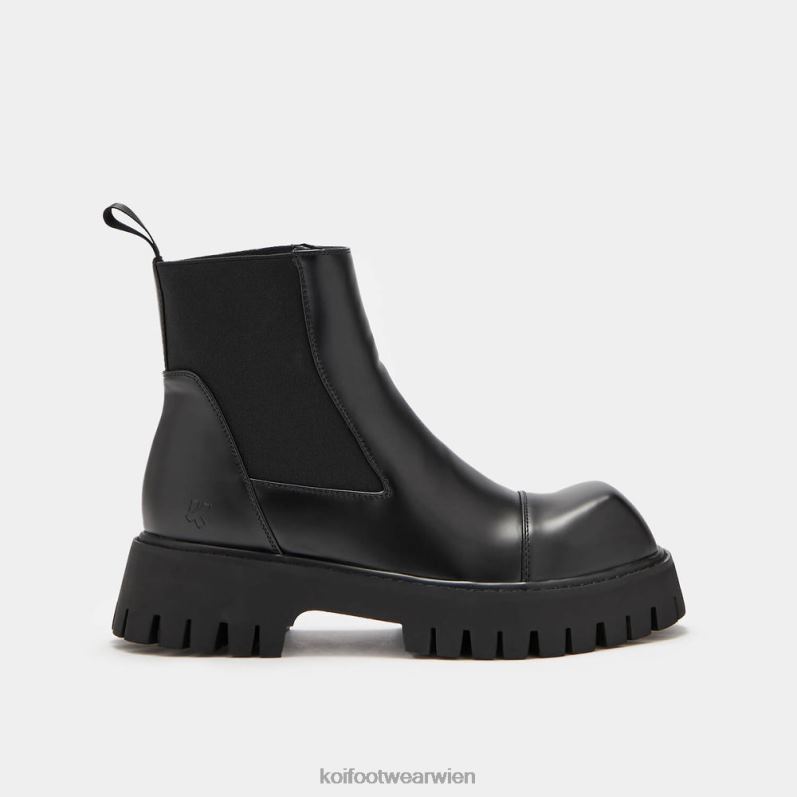 Boot | Koi Footwear Geber der Freiheit Chelsea-Stiefel mit eckiger Zehenpartie B6R04185 Schwarz Männer