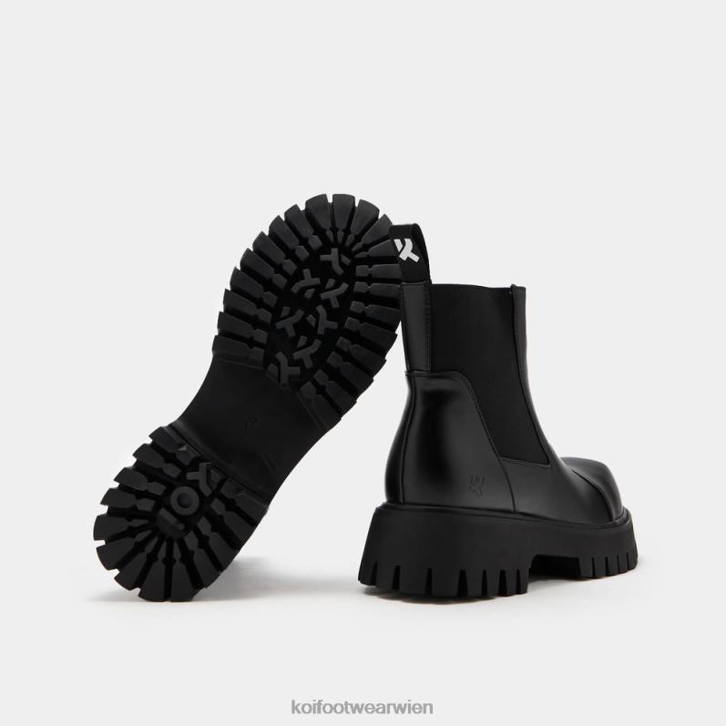 Boot | Koi Footwear Geber der Freiheit Chelsea-Stiefel mit eckiger Zehenpartie B6R04185 Schwarz Männer