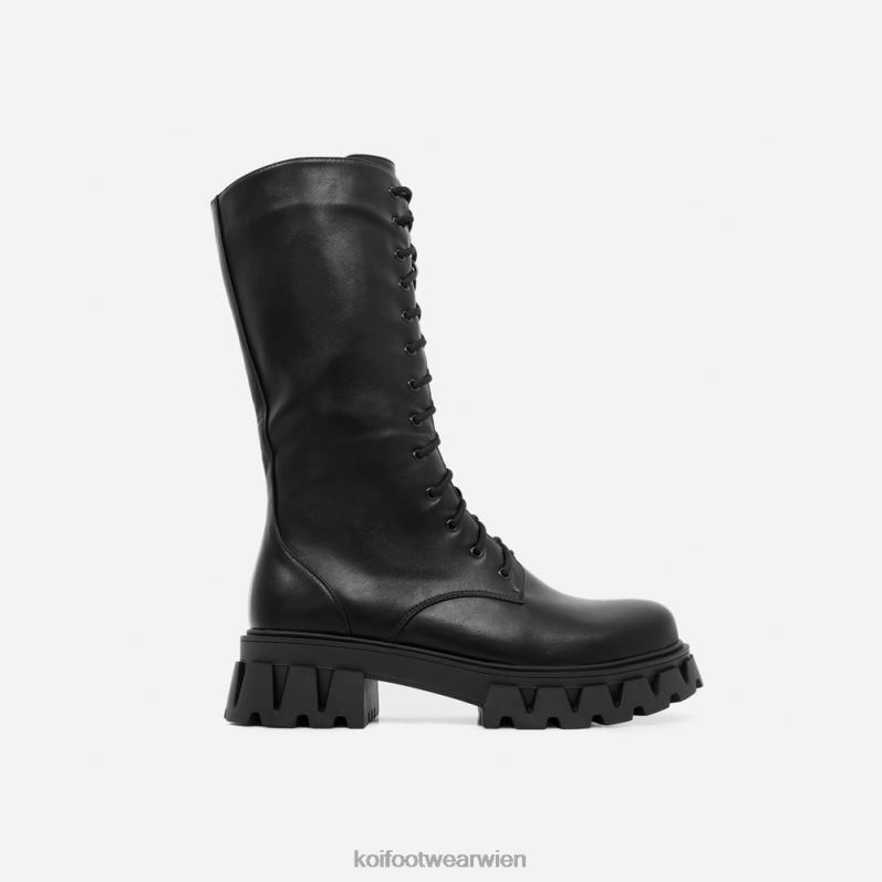 Boot | Koi Footwear Kniehohe Schnürstiefel „Trinity“. B6R04191 Schwarz Männer