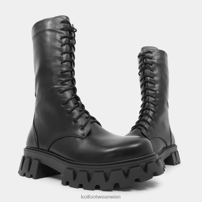 Boot | Koi Footwear Kniehohe Schnürstiefel „Trinity“. B6R04191 Schwarz Männer