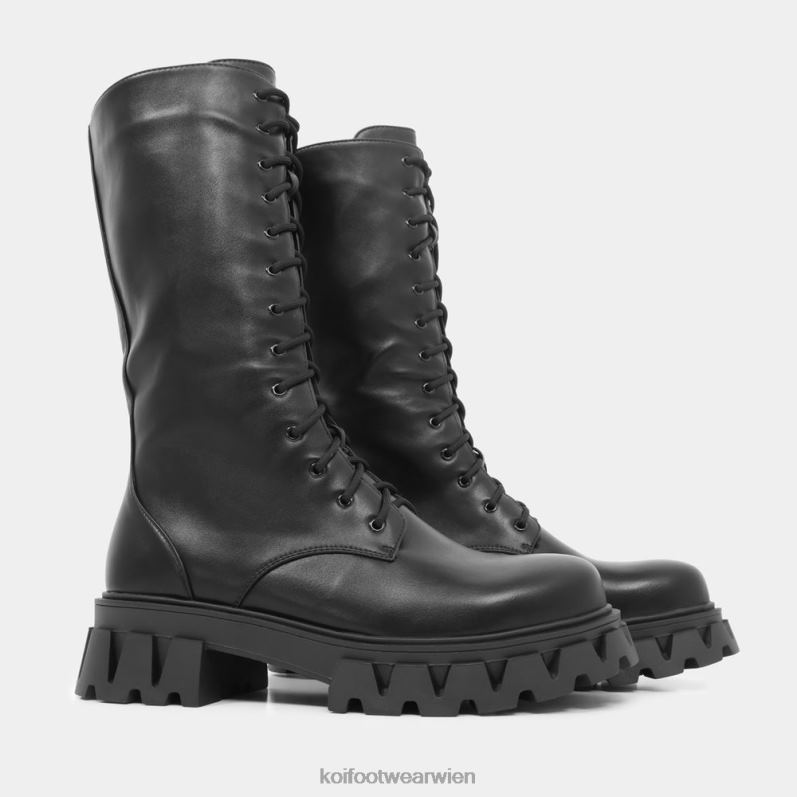 Boot | Koi Footwear Kniehohe Schnürstiefel „Trinity“. B6R04191 Schwarz Männer