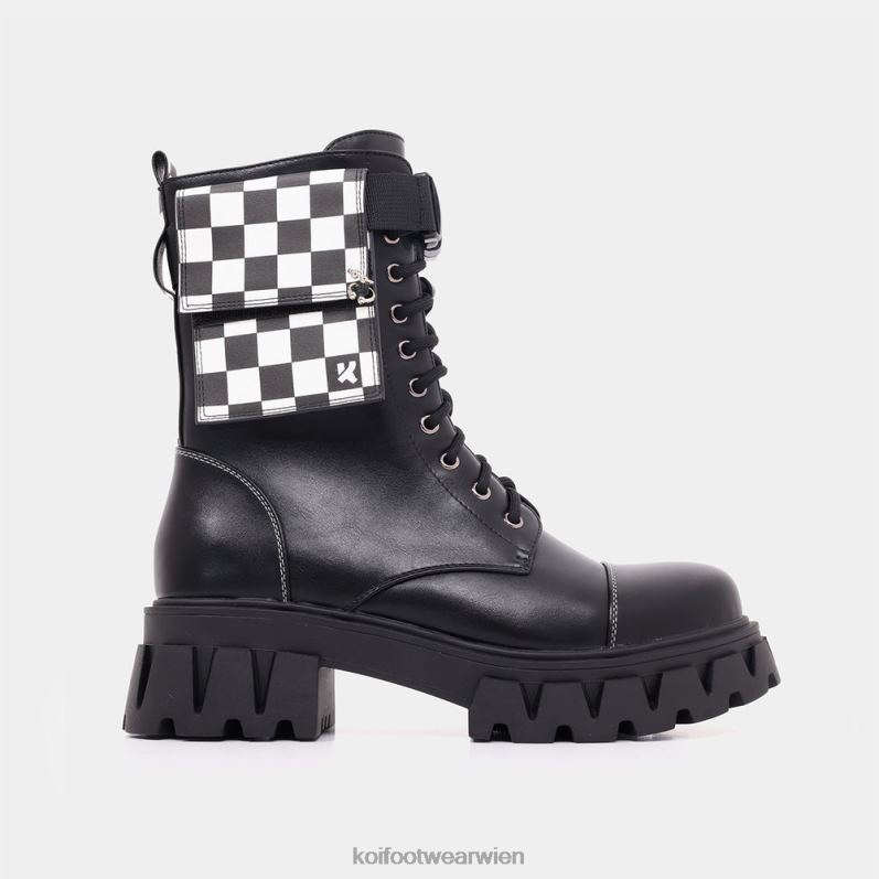 Boot | Koi Footwear aufgetankte Banshee-Kampfstiefel B6R04194 Schwarz Männer