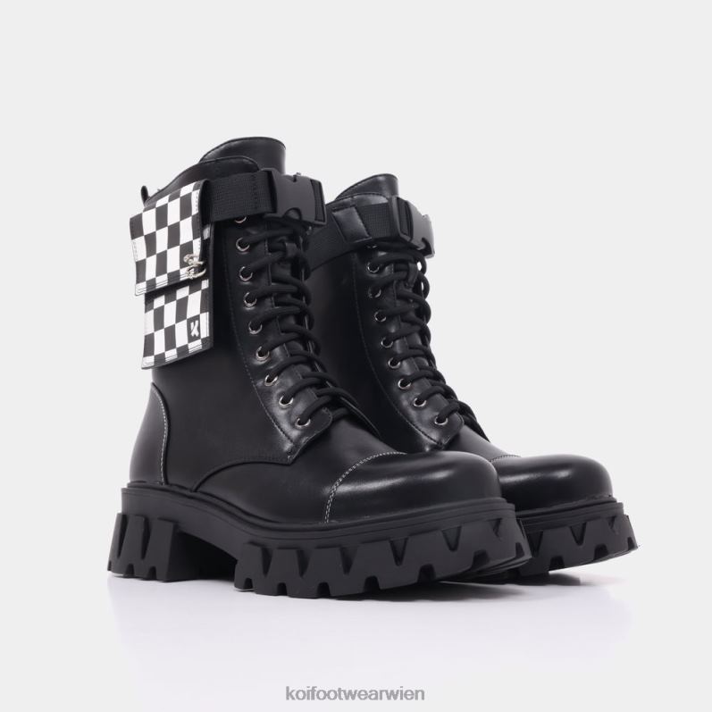 Boot | Koi Footwear aufgetankte Banshee-Kampfstiefel B6R04194 Schwarz Männer