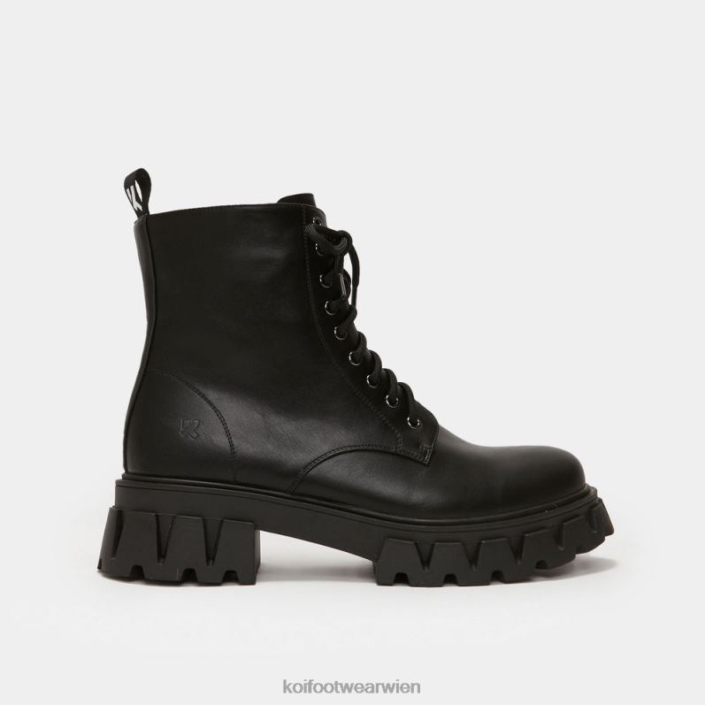 Boot | Koi Footwear gedämpfte Shadow-Schnürstiefel B6R04188 Schwarz Männer