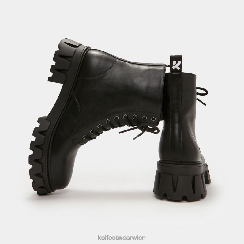Boot | Koi Footwear gedämpfte Shadow-Schnürstiefel B6R04188 Schwarz Männer